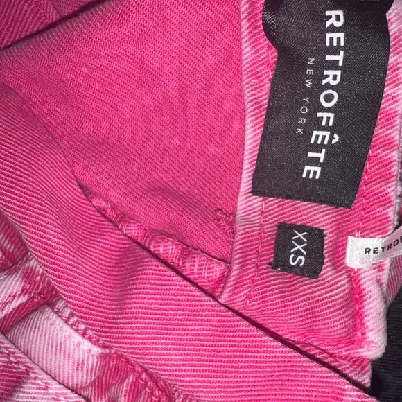 Retrofete Ashlyn Denim Dress in Vintage Pink - Picture 12 of 14